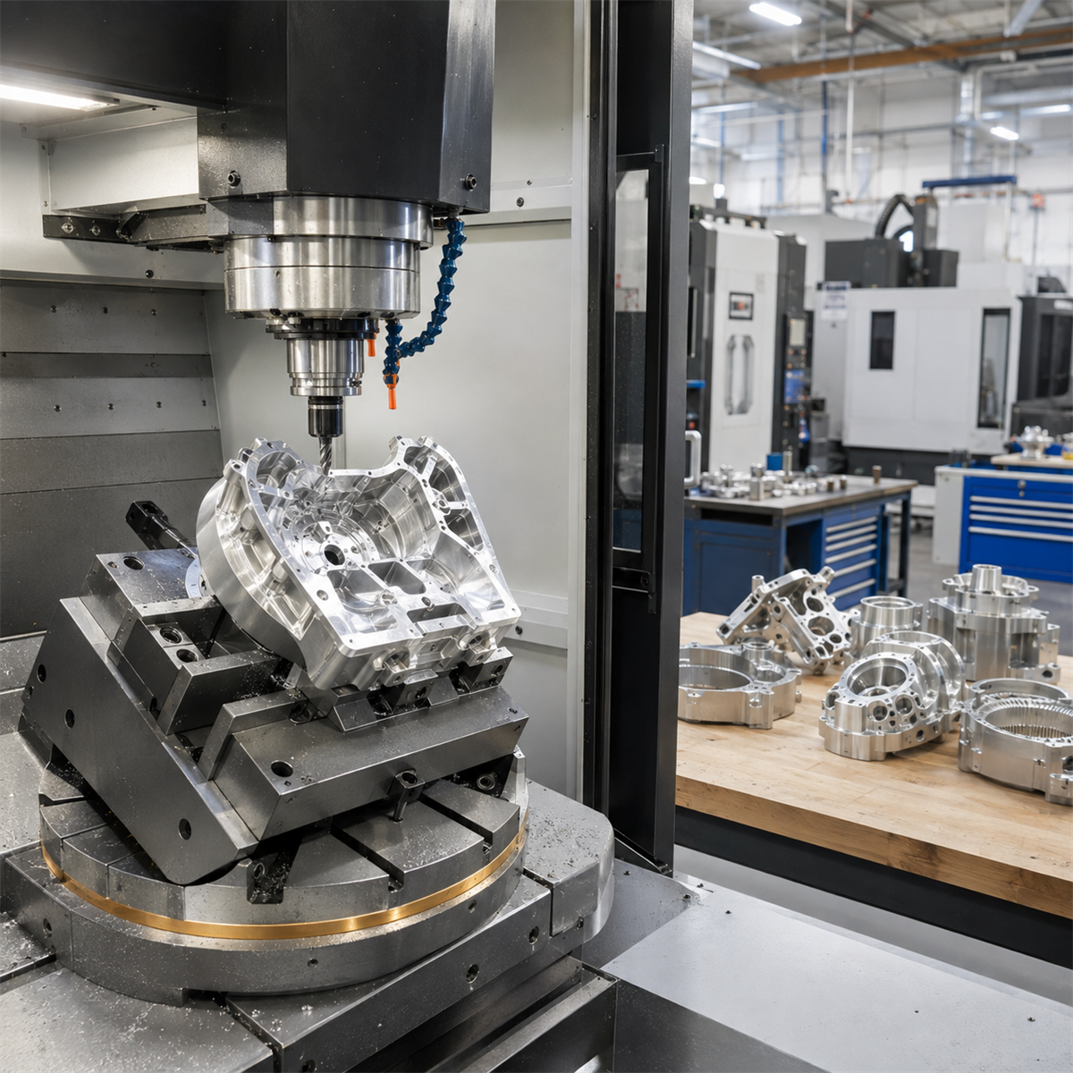 CNC machining service hero/main workshop visual